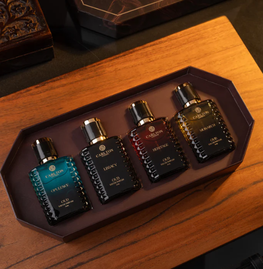Oud Prestige Luxury Men Perfume Gift (Set Of 4 - 30ml Each)